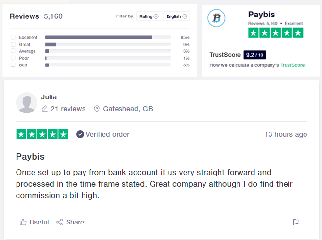 trustpilot reviews