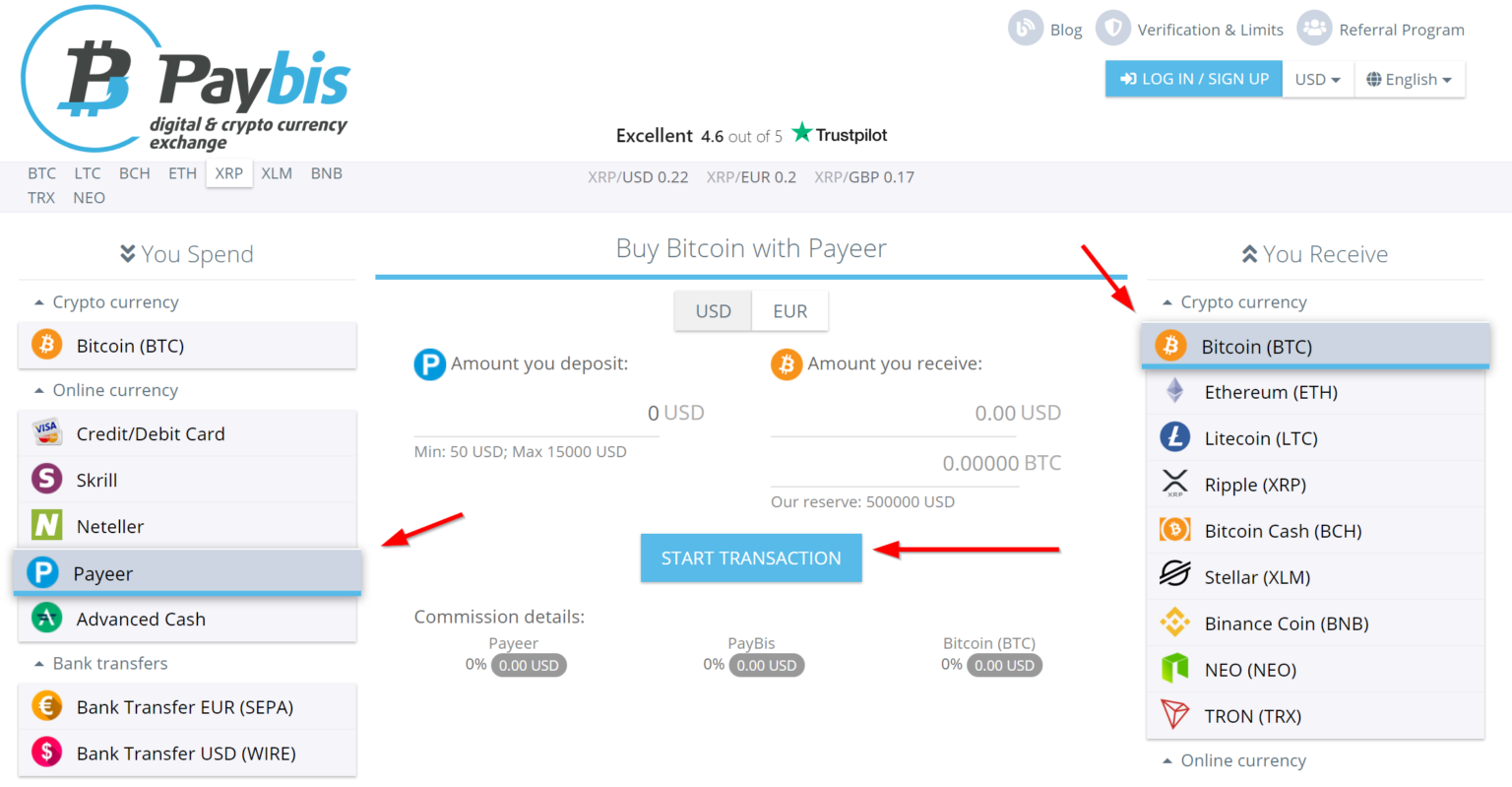 buy bitcoin using payeer