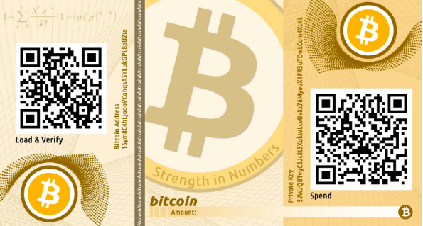 Bitcoin paper wallet