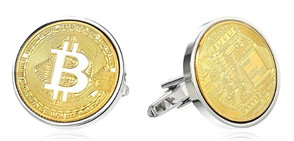 Bitcoin cufflinks