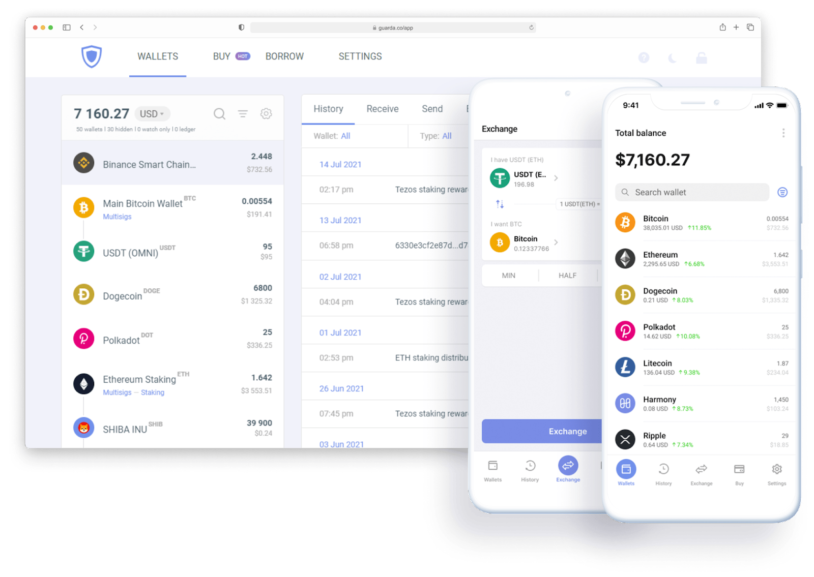 10. Guarda Wallet: Multi-Asset Management and User-Friendly Features