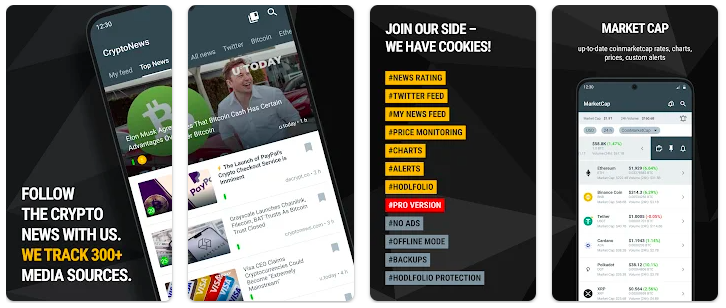 CryptoNews Prices, Alerts app