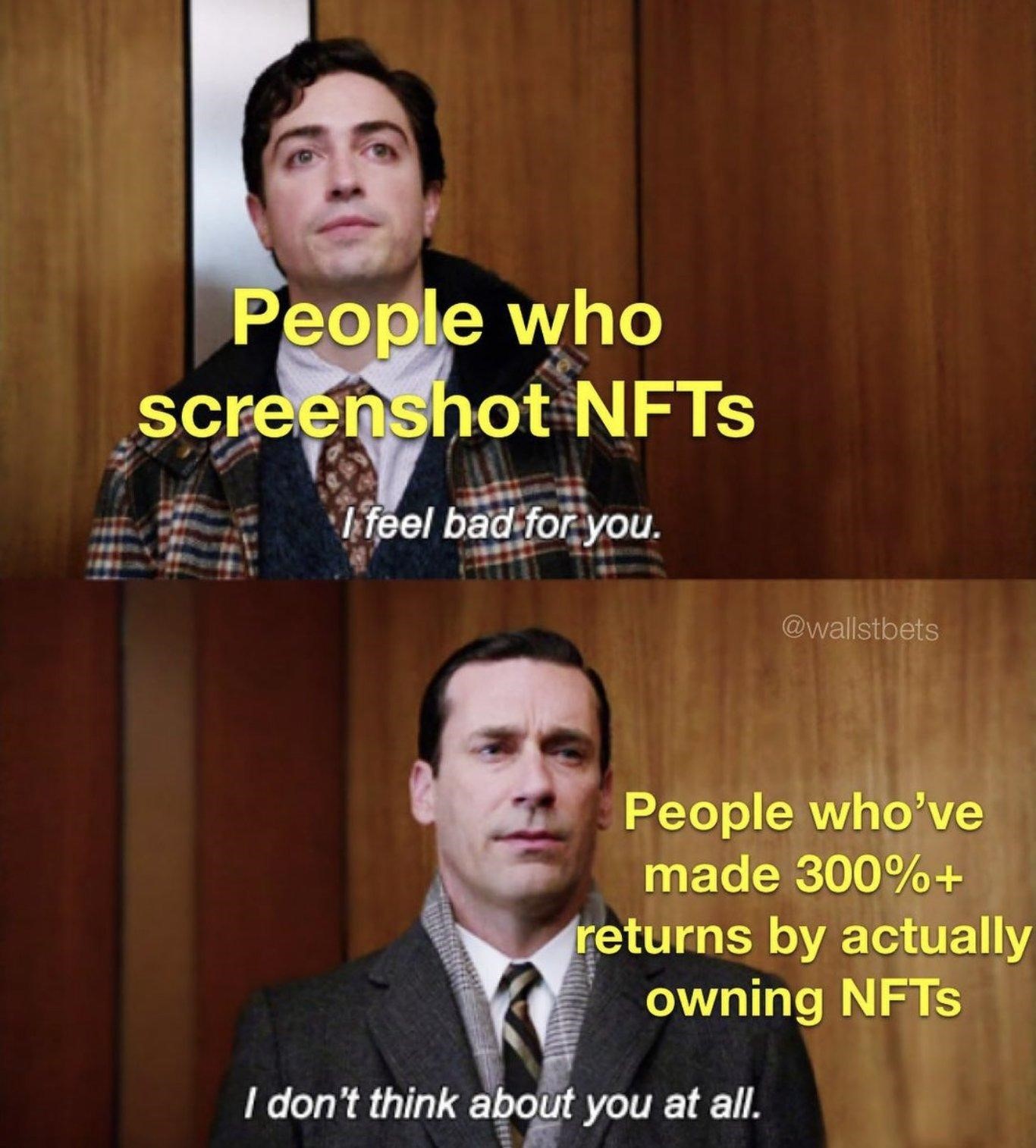 Can I screenshot your NFT?