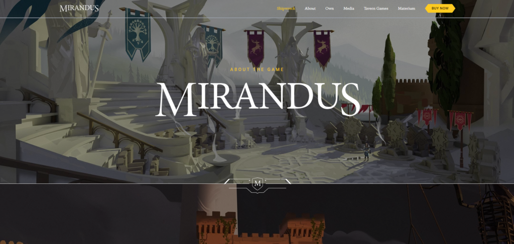 Mirandus homepage