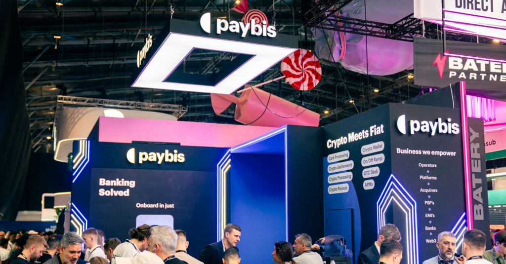 Paybis booth at SiGMA Dubai