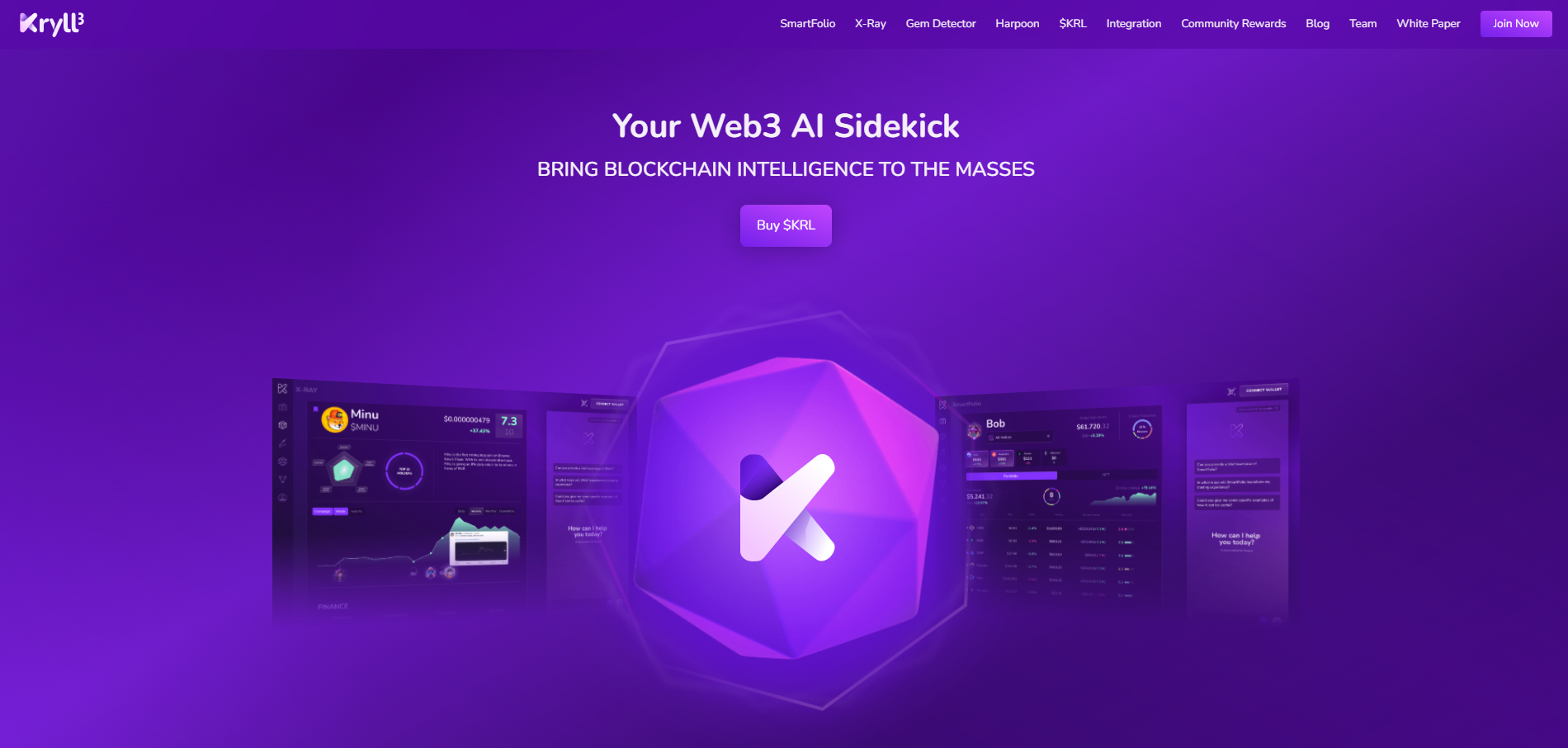 Kryll.io Homepage