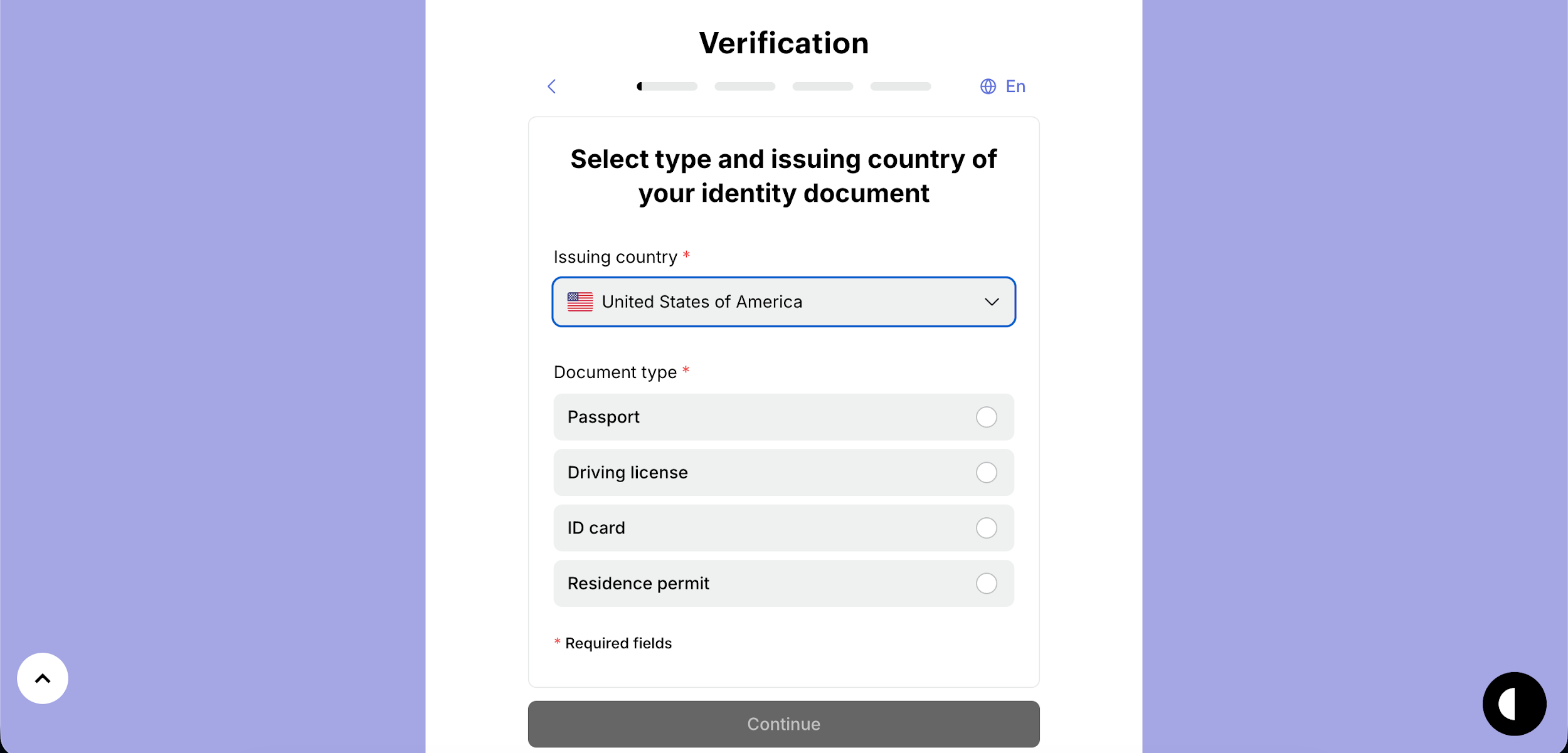 Verification process