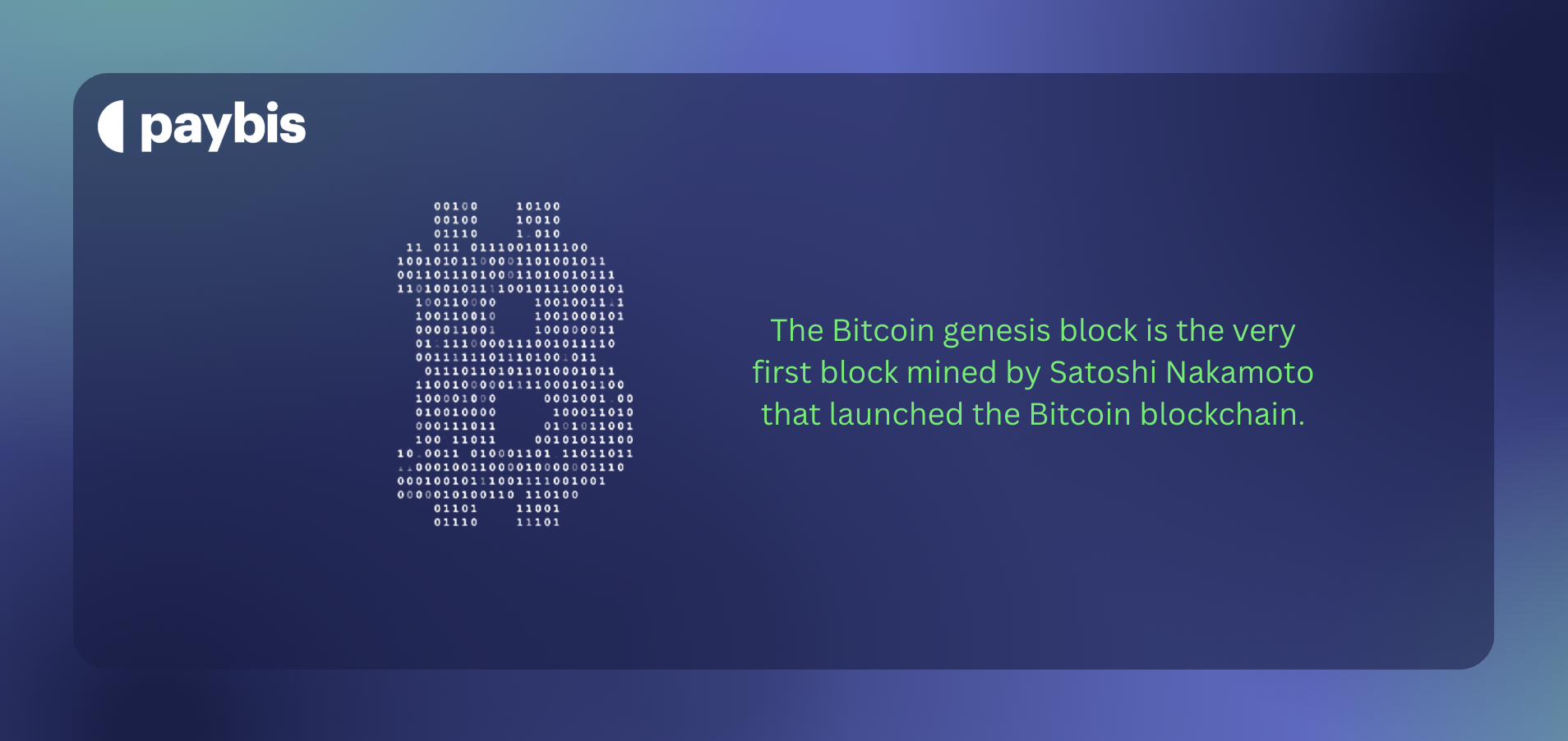 Bitcoin genesis block