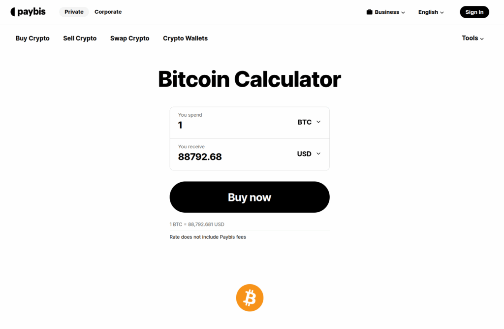 Crypto Calculator