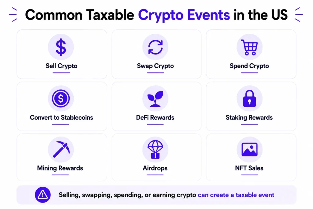 taxable events USA