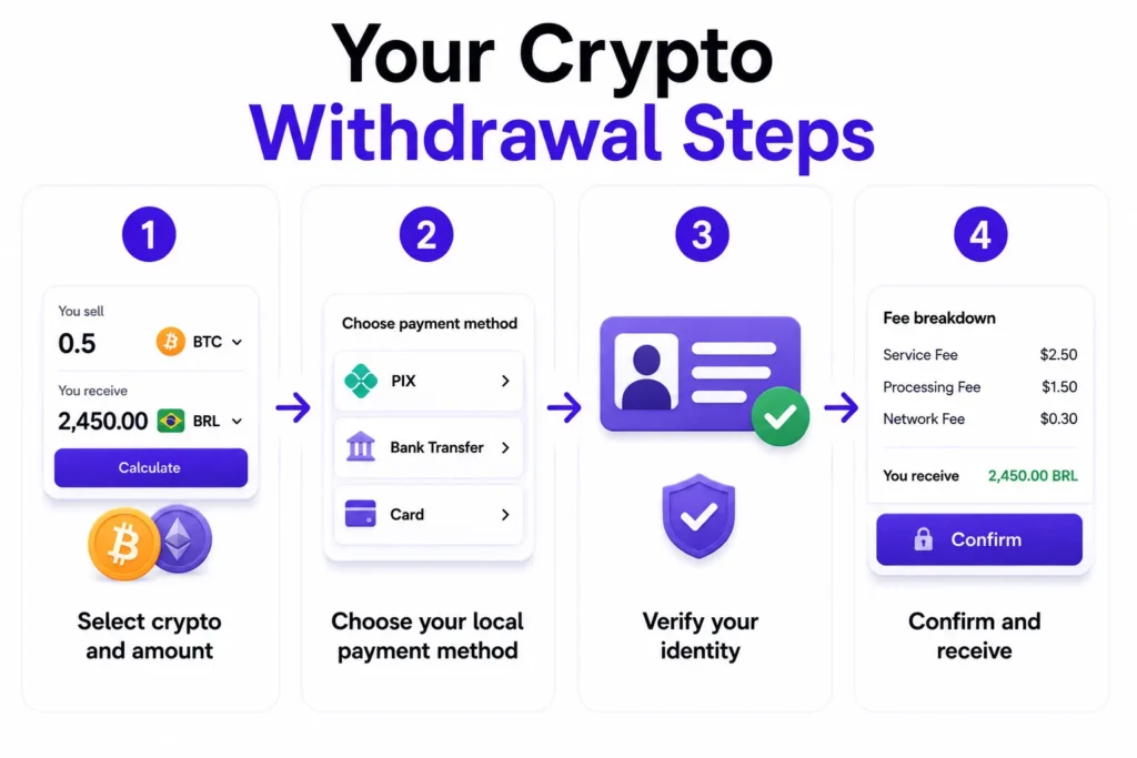 Withdrawal steps